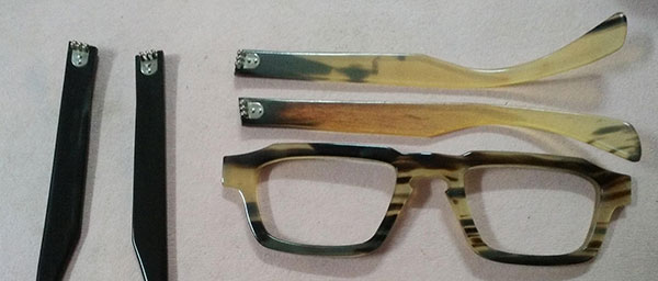 buffalo horn eyewear parts