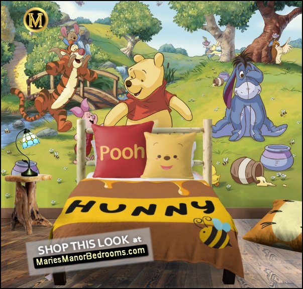 Winnie the Pooh Hunny Pot  bedding winnie the pooh bedding  Pooh Throw Pillow