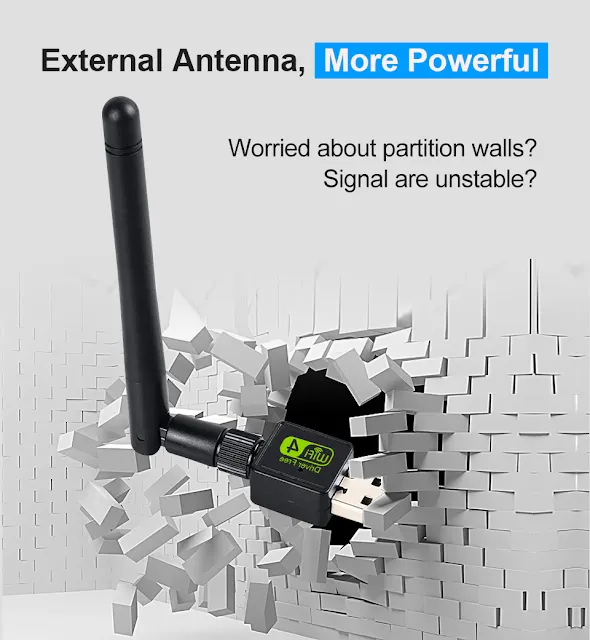 USB Wifi Adapter Antenna Wifi USB Wi fi Adapter Card Wi-fi Adapter Ethernet Wifi Dongle MT7601 Free Driver For PC Desktop laptop