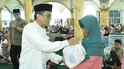 490 Warga di Kecamatan Padang Timur Dapat Berkah Ramadan Berbagi