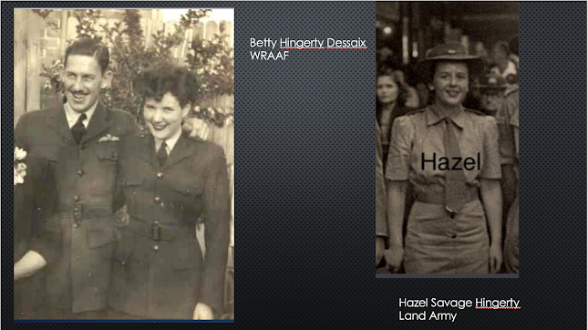 Betty Hingerty Dessaix and Hazel Savage Hingerty