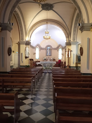 Internal view of Sainte- Devote chapel in Monaco.