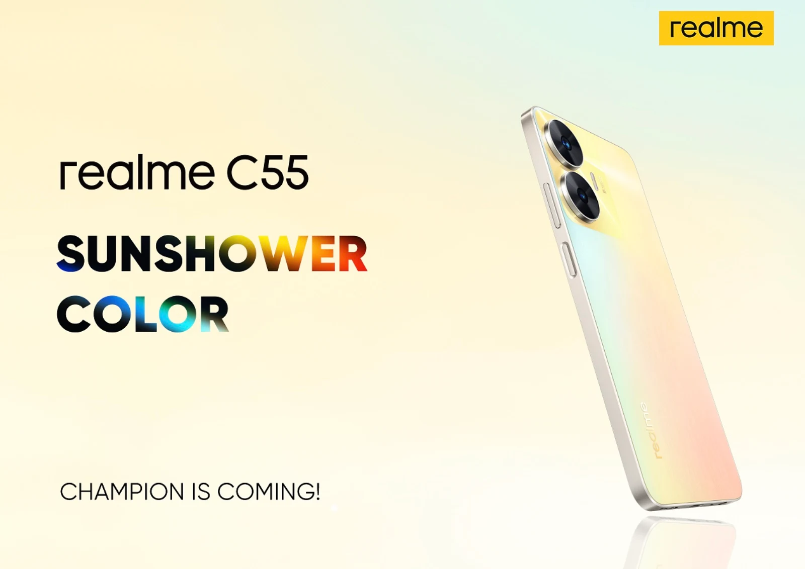 Smartphone Realme C55 Berdesain Sunshower Muncul di 2023 PMPL ID SPRING