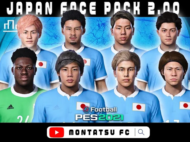 Japan Facepack v2.00 For eFootball PES 2021