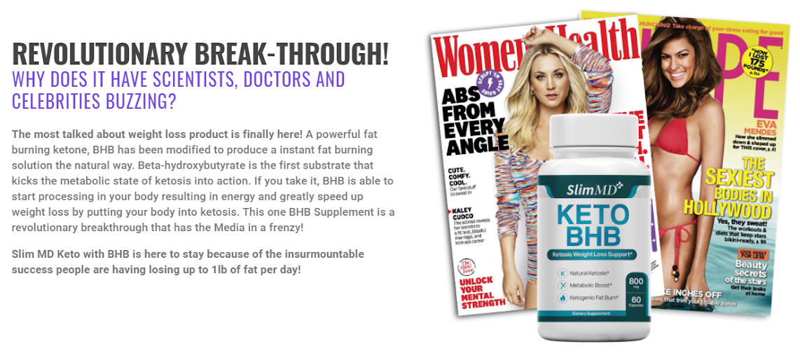 Slim MD Keto BHB top selling ketogenic weight reduction pills