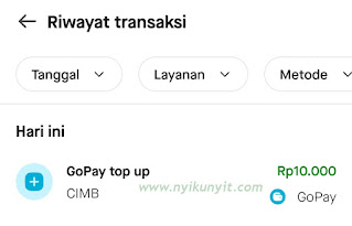 Cara transfer saldo ovo ke gopay berhasil