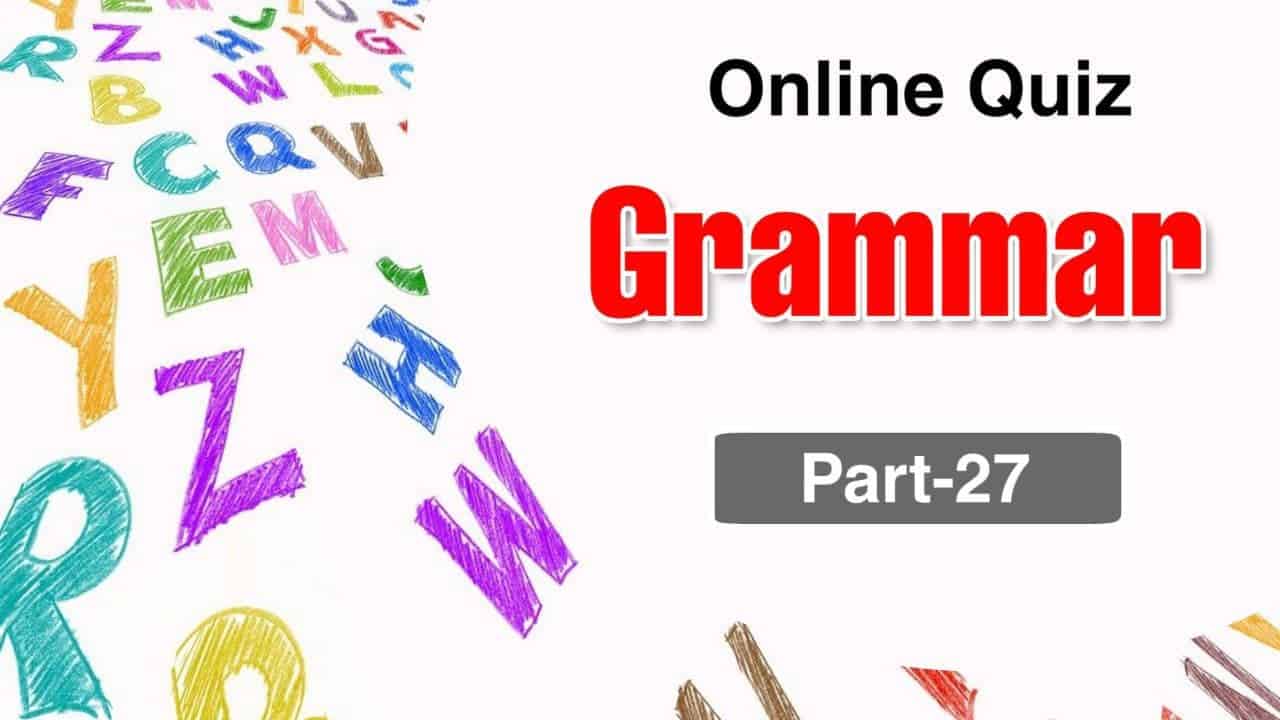 Online English Grammar Quiz