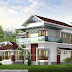 Modern mixed roof house design 3116 sq-ft