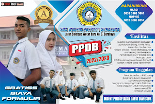  SMA Wachid Hasyim 1 Surabaya Adakan PPDB, Indent Pendaftaran Dapat Diangsur