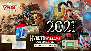 2021 summary image with the Expansion Pass artwork for Age of Calamity in the background and the most prominent items in the foreground