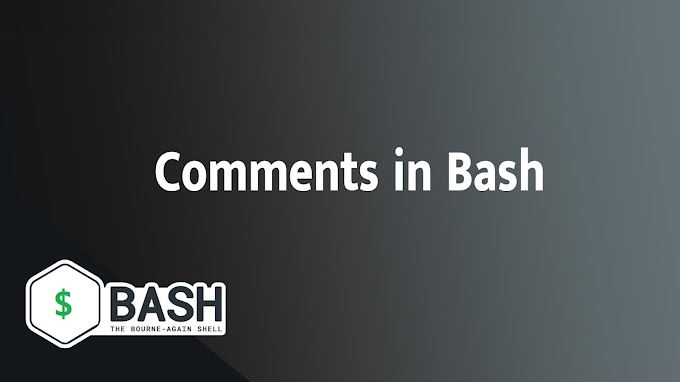 Comments in Bash