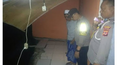 Polsek Caringin Cek Lokasi TKP Longsor, Akibat Hujan Deras Landa Desa Cimande Hilir Bogor
