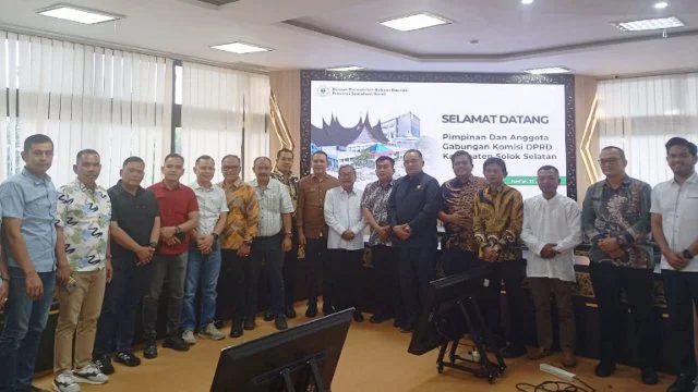 Gabungan Komisi DPRD Solok Selatan Berkunjung ke DPRD Sumbar, Diterima Anggota Bamus Muzli M Nur