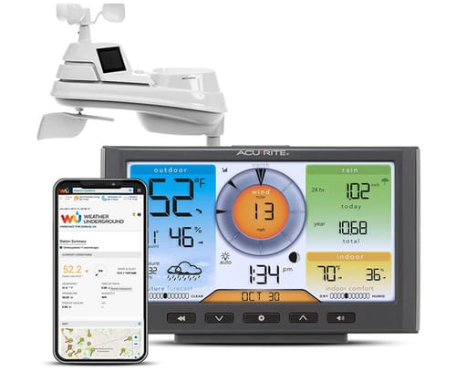AcuRite Iris Home Weather Station with Wi-Fi Connection to Weather