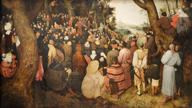 Pieter Breugel the Elder. The Preaching of St John the Baptist