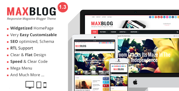 maxblog blogger template free download