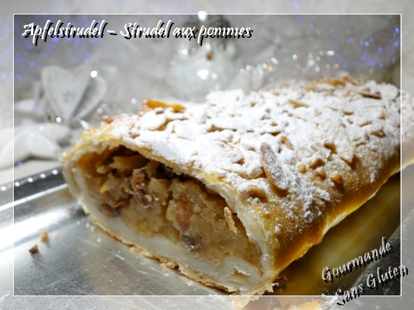 Strudel aux pommes sans gluten