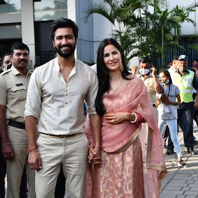 Katrina Kaif and Vicky Kaushal came forward for the first time after marriage