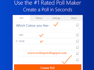 Create a Poll for Voting to Blogger 1
