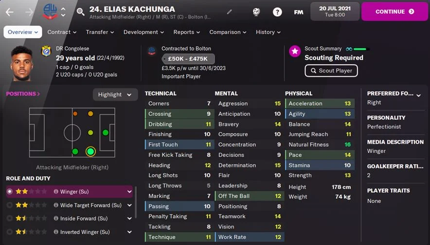 FM22 Elias Kachunga