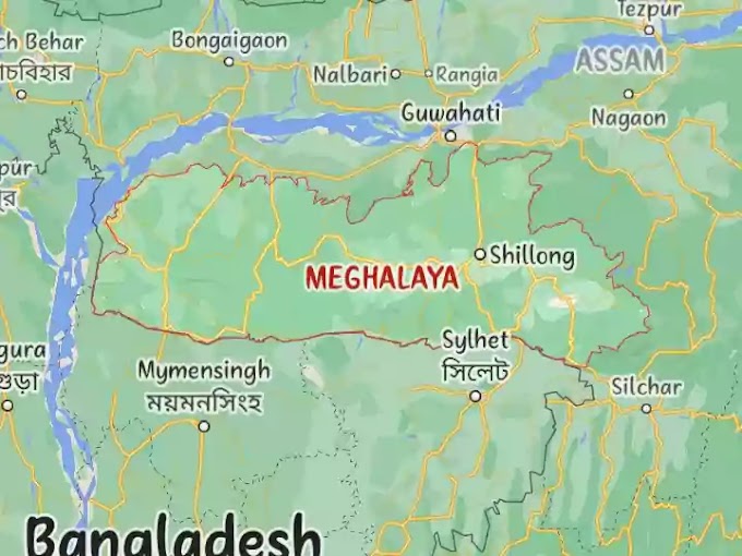 How many districts are there in Meghalaya?