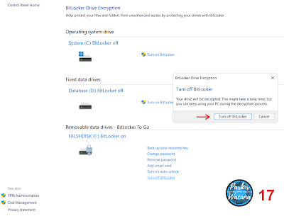 Cara Menghapus Password dan Berhenti Menggunakan BitLocker - grandtekno