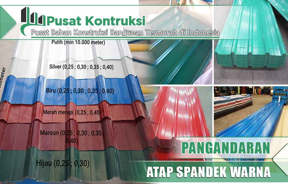 harga atap spandek warna Pangandaran