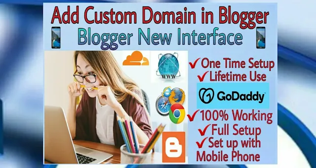 how to add custom domain to blogger godaddy