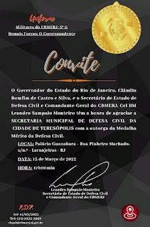 Defesa Civil de Teresópolis é homenageada pelo Governo do Estado