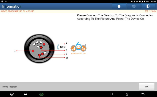 Launch X431 PAD VII Clone Audi DQ380 Gearbox with GIII 7