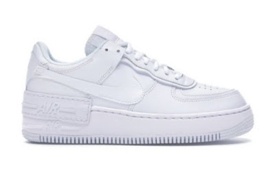 Mẫu giày Nike AF1 shadow full trắng