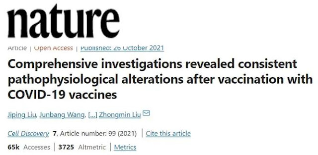 Nuovo studio su Nature: I vaccini COVID probabilmente accorciano la vita!