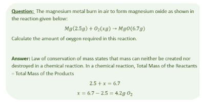The magnesium metal burn in air to form magnesium oxide as shown in the reaction given below: