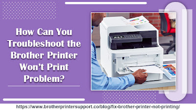 Brother printer won’t print