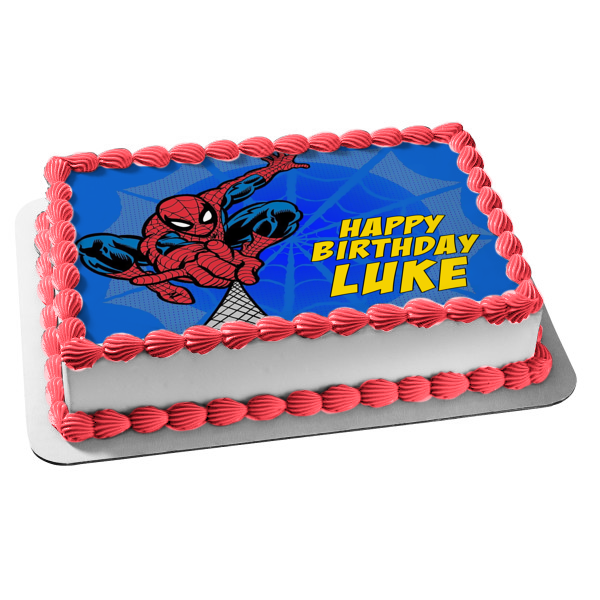 spider-man birthday cake