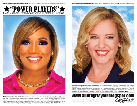 PAGES (30-31) - MAY 2023 "POWER PLAYERS" EDITION OF HOUSTON BUSINESS CONNECTIONS NEWSPAPER©
