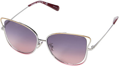 Authentic Coach Cat Eye Metal Frame Sunglasses (Pink/Purple Gradient Lens) Pretty Cat Eye Sunglasses For Women