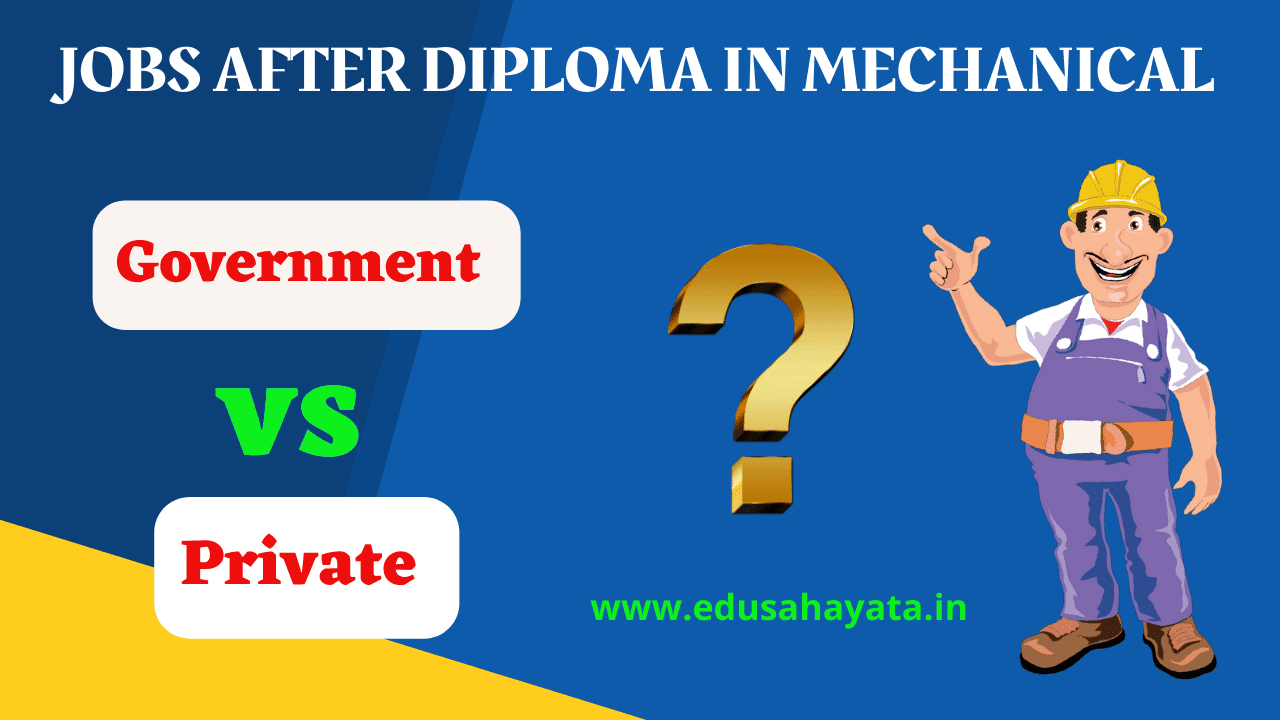 jobs after mechanical diploma