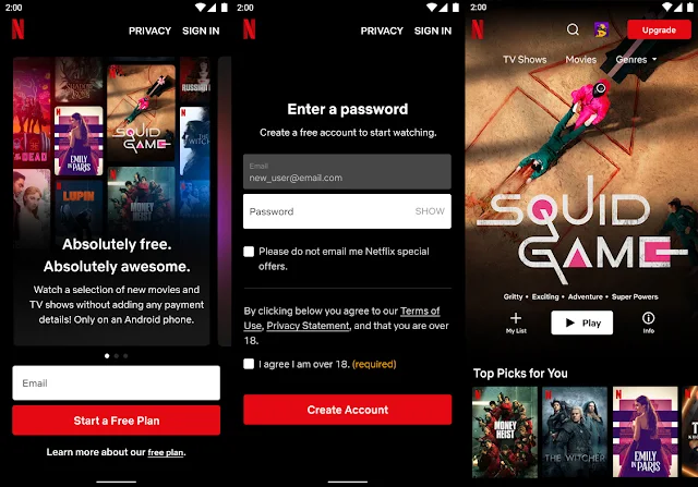 Cách xem Netflix miễn phí trên điện thoại Android tại Việt Nam