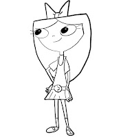Candace Flynn coloring page