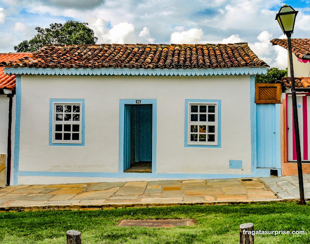 Casa colonial no Centro Histórico de Pirenópolis, Goiás