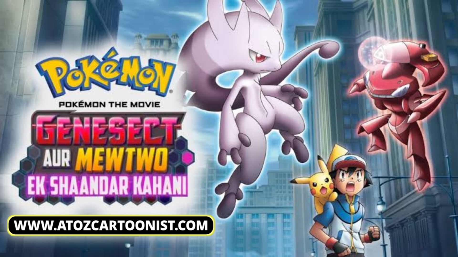 Pokemon Movie 16 Genesect Aur Mewtwo Ek Shaandar Kahani In Hindi – Tamil – Telugu – English Download (480p, 720p & 1080p)