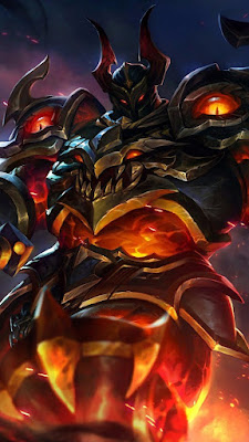 tigreal fallen guard elite skin wallpaper mobile legends hd