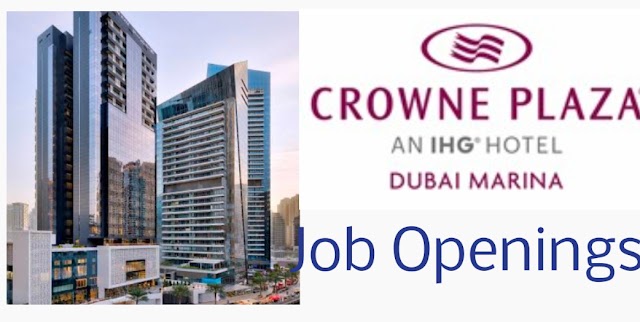 Job Openings at Crowne Plaza Dubai Marina