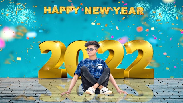 Picsart Happy New Year 2022 Photo Editing Tutorial | Picsart Photo Editing | 2022 Happy New Year