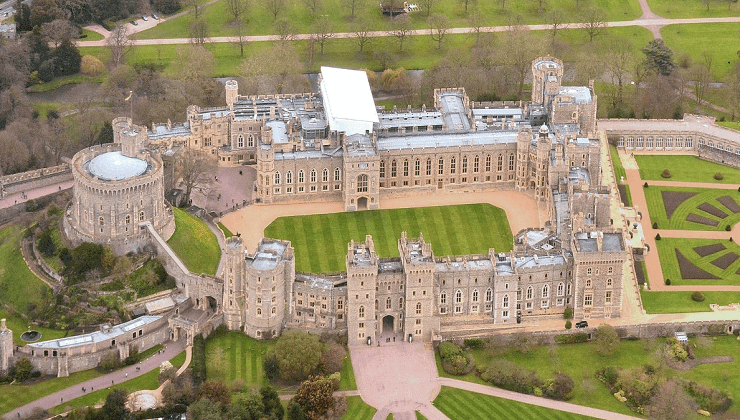 Windsor Castle from above
