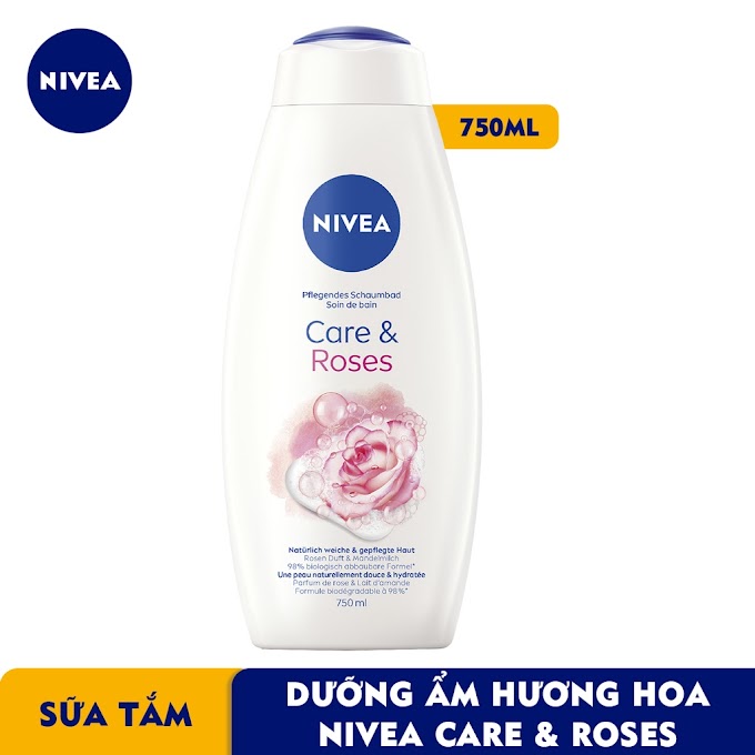 Mall Shop [ nivea.officialstore ] Sữa tắm dưỡng da hương hoa NIVEA nhập từ Đức 750ml
