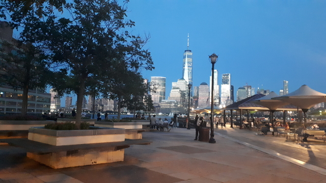 Manhattan - New-York : Vue de Jersey City