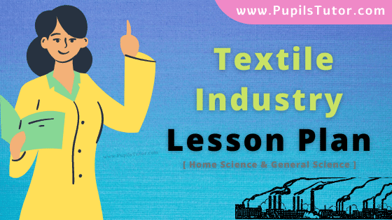 Textile Industry Lesson Plan For B.Ed, DE.L.ED, M.Ed 1st 2nd Year And Class 11th Home Science Teacher Free Download PDF On School Teaching Skill In English Medium. - www.pupilstutor.com