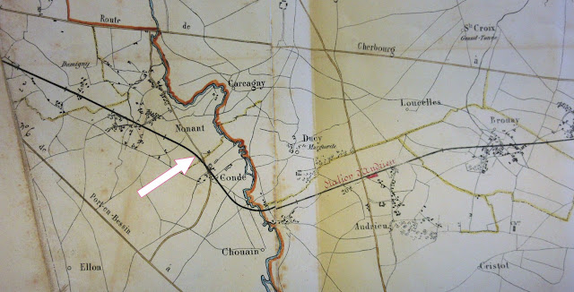1 Chemins de fer de l'ouest - 1884- Le conseil municipal de Condé sur Seulles demande la création d'une halte dans leur commune